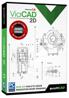 ViaCAD 14 2D v.14 - Polska wersja językowa Program CAD na MAC i PC