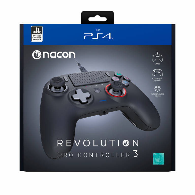 NIE WYSTAWIAMY Wynajem - NACON PS4 Sony Pad Przewodowy Revolution Pro Controller 3