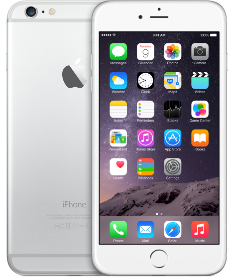 Apple RFB iPhone 6 Plus 16GB Silver (srebrny) UK, 5.5" Retina HD , 8MP iSight, A8 M8, FV23% - Wysyłka gratis!