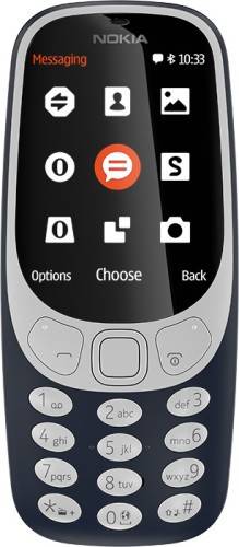 Nokia 3310 Dual SIM Niebieska (Dark Blue) 2 MP, do 25.3 dnia w Standby, MicroSD card, FV23% - Wysyłka gratis!