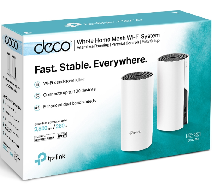 TP-LINK Wi-Fi Router xDSL Deco M4 2-Pack