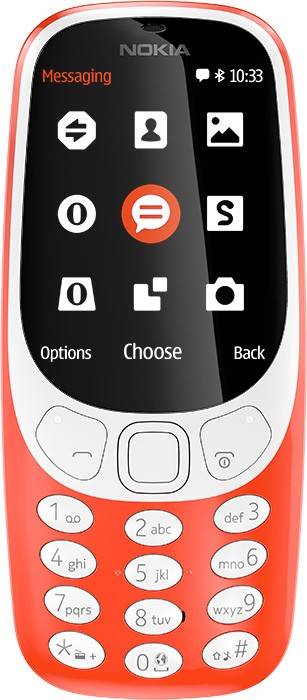 Nokia 3310 Dual SIM Czerwona (Warm Red) 2 MP, do 25.3 dnia w Standby, MicroSD card, FV23% - Wysyłka gratis!