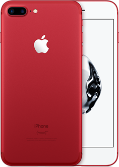 Okazja, szyba, etui gratis! Apple iPhone 7 Plus 128GB Red (czerwony), 5.5" Retina HD, 12MP, A10 M10, FV23% - Wysyłka gratis!