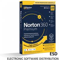 Norton ESD 360 PREMIUM 2023 PL / 10 stanowisk na 12 m-c + 75GB 