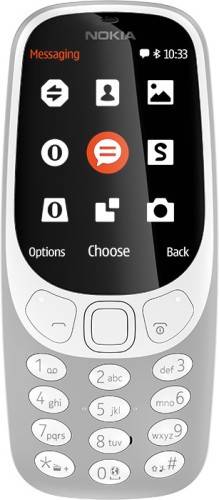 Nokia 3310 Dual SIM Szara (Grey) 2 MP, do 25.3 dnia w Standby, MicroSD card, FV23% - Wysyłka gratis!