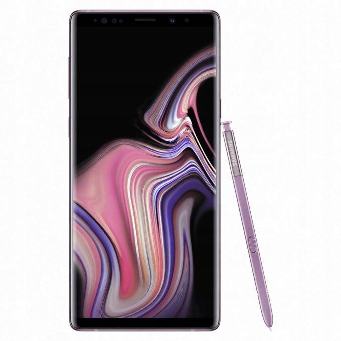 Samsung GALAXY Note 9 128GB Lavender Purple (fioletowy), DUOS, 6.4" Quad HD+ sAMOLED, 128GB / 6GB RAM, IP68, Exynos 9810, FV23% - Wysyłka gratis!