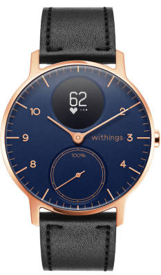 Withings Steel HR - smartwatch z pomiarem pulsu (Czarny & Różowo-złoty 36mm)